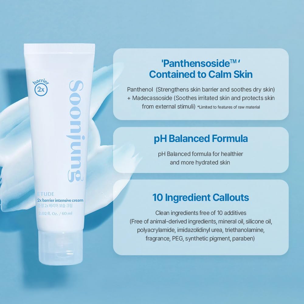 Etude House SoonJung 2x Barrier Intensive Cream (60ml)