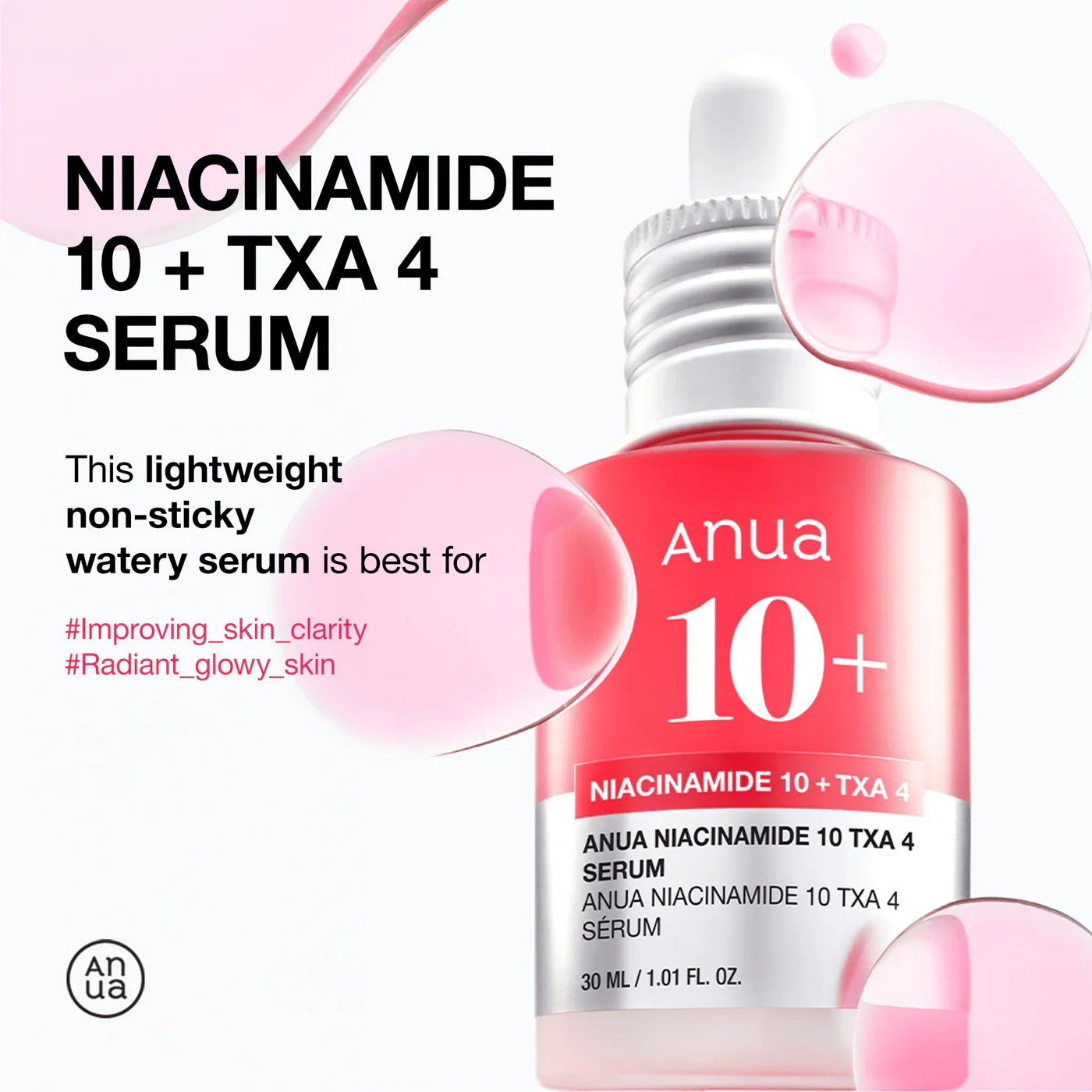 Anua Serum Niacinamide 10% + TXA 4%