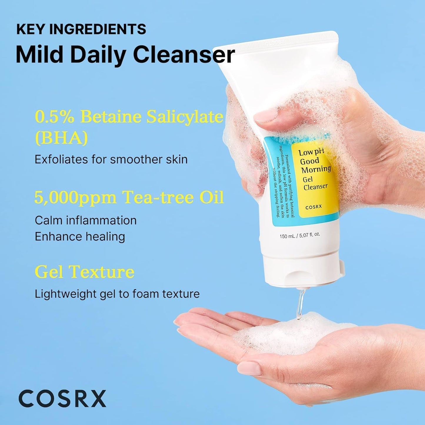 COSRX Low pH Good Morning Gel Cleanser (150ml)