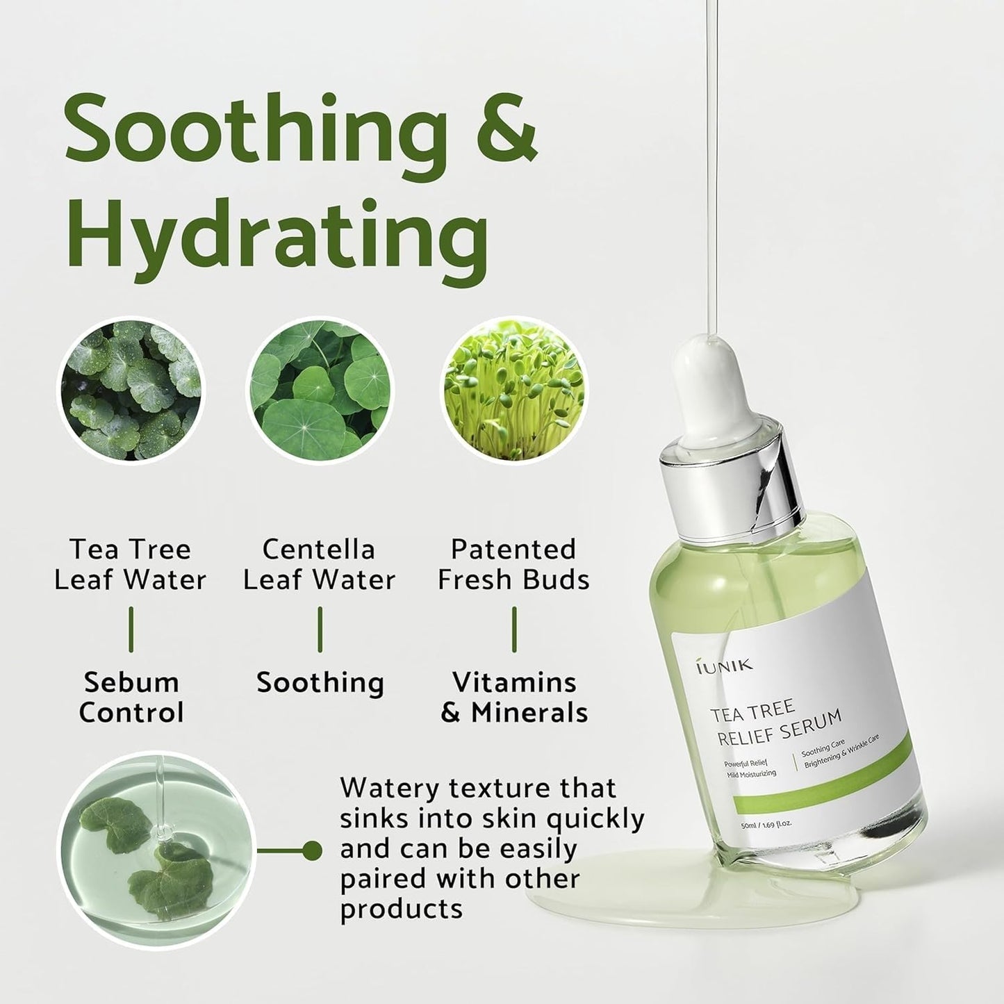 iUNIK Tea Tree Relief Serum (50ml)